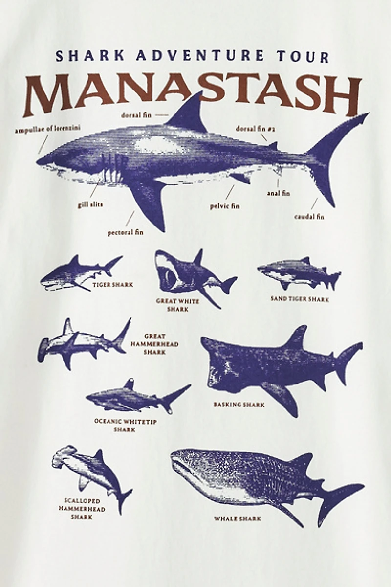 Manastash Shark Graphic Tee