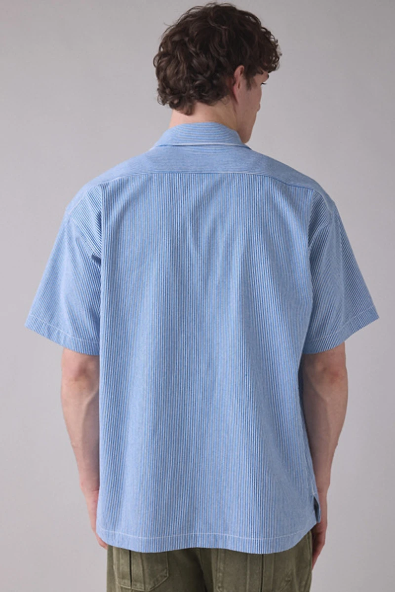Manastash Logo Patched Mechanic Shirt