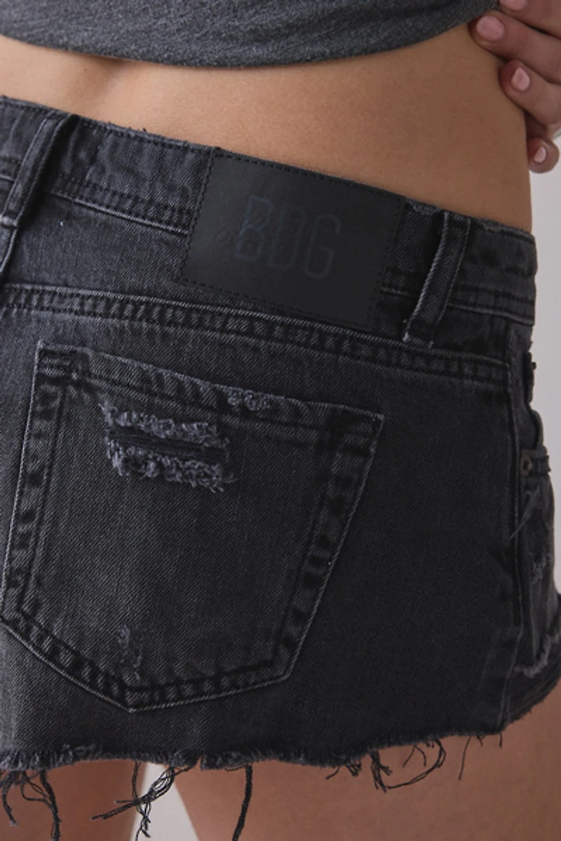 BDG Jenni Low-Rise Denim Micro Shorts