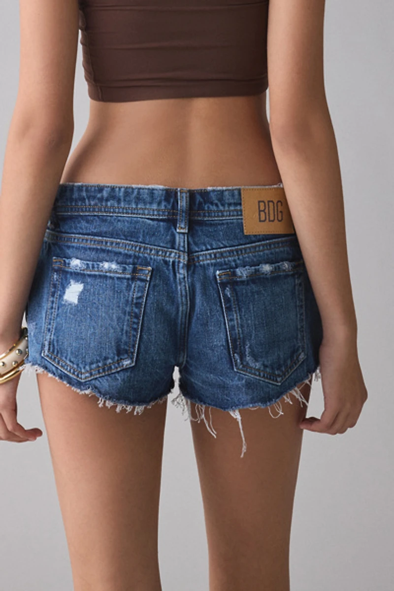 BDG Jenni Low-Rise Denim Micro Short