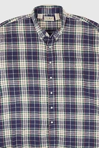 Vintage L.L. Bean Plaid Button-Down Shirt