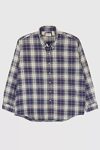 Vintage L.L. Bean Plaid Button-Down Shirt