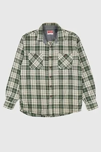 Vintage Wrangler Plaid Button-Down Shirt