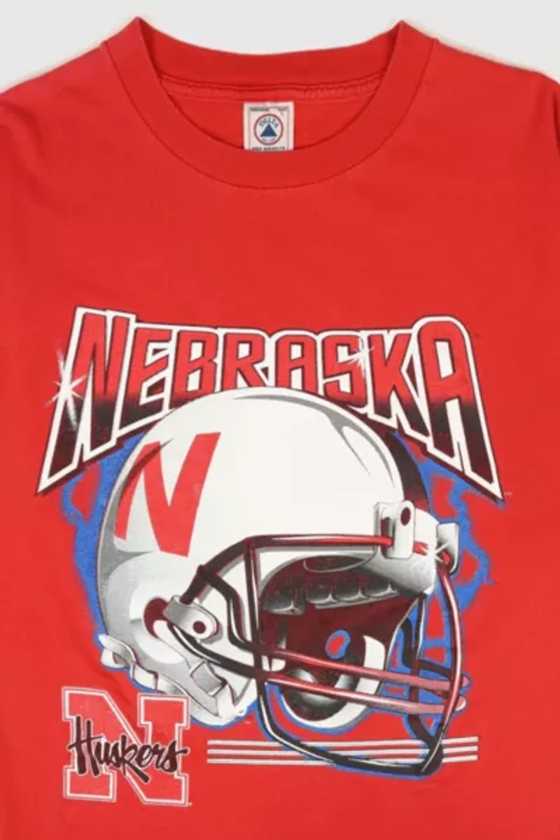 Vintage University of Nebraska Football Tee