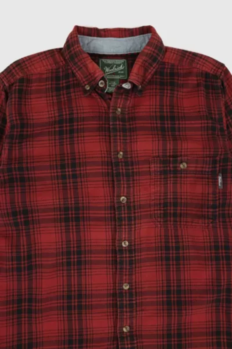 Vintage Woolrich Plaid Button-Down Shirt