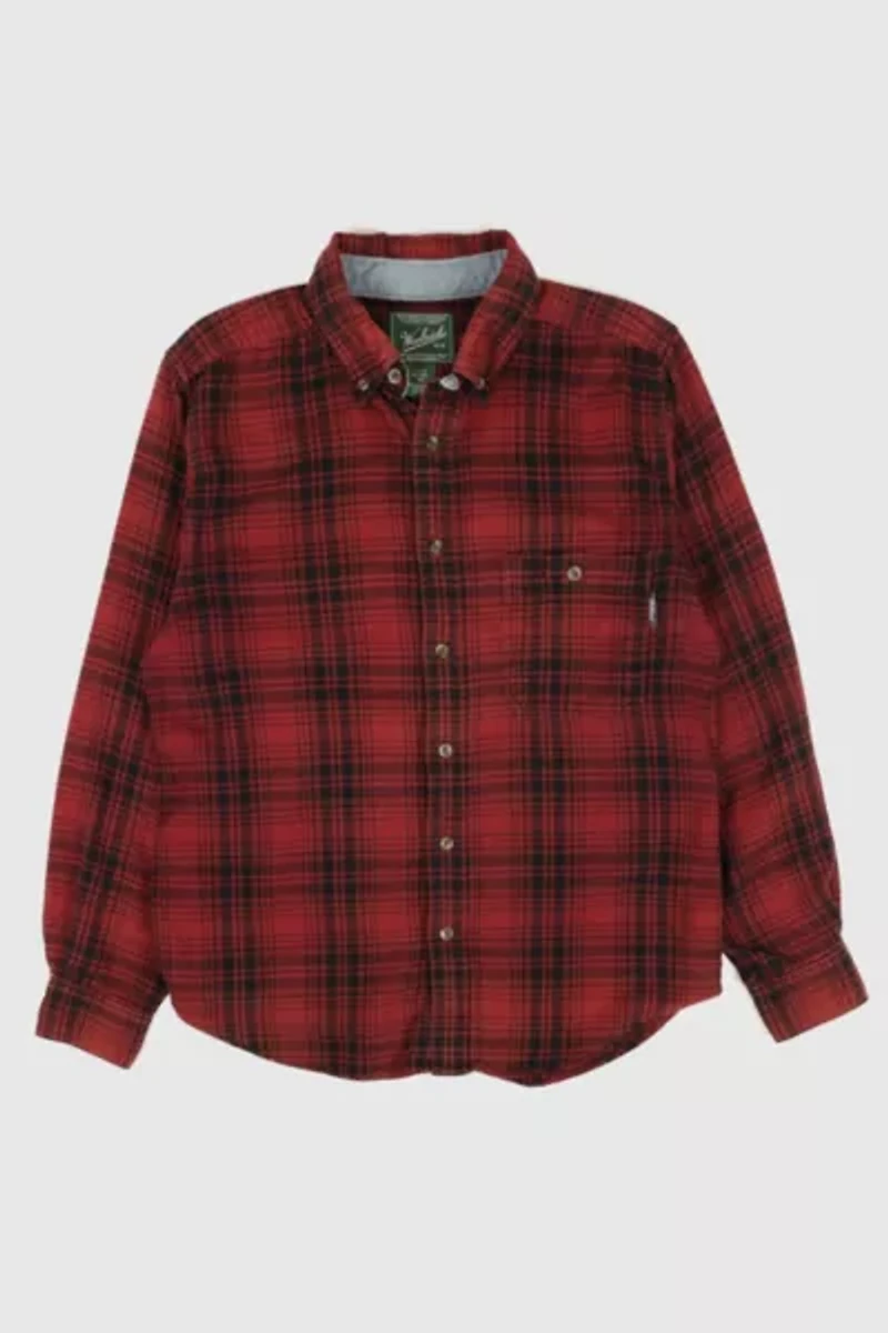 Vintage Woolrich Plaid Button-Down Shirt