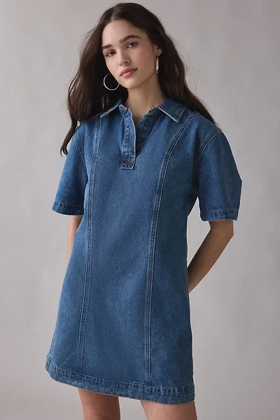 Glamorous Denim Short Sleeve Shirt Mini Dress