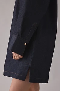 Glamorous Denim Long Sleeve Shirt Mini Dress