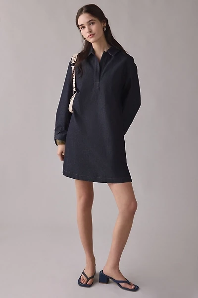 Glamorous Denim Long Sleeve Shirt Mini Dress