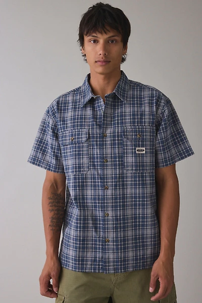 Billabong Bad Dog Check Pattern Short Sleeve Shirt