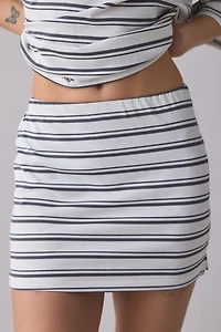 Glamorous Striped Mid-Rise Mini Skirt