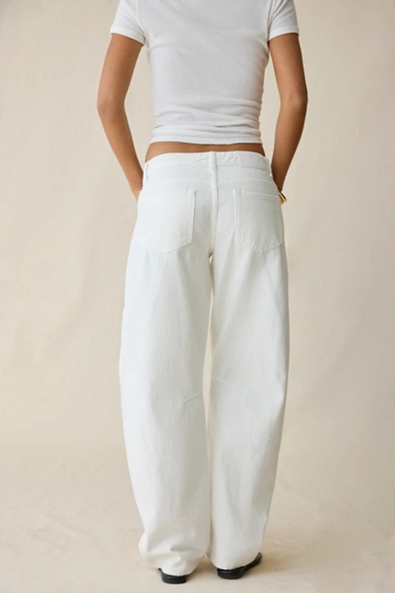 Glamorous Low-Rise Baggy Balloon Jean