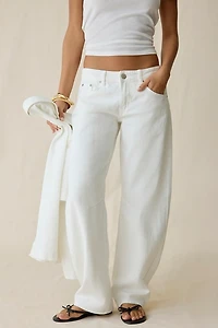 Glamorous Low-Rise Baggy Balloon Jean
