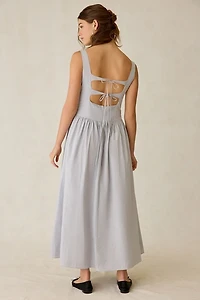 Glamorous Tie-Back Corset Maxi Dress