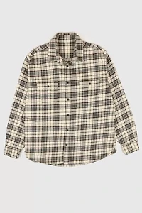 Vintage Heavyweight Plaid Button-Down Shirt