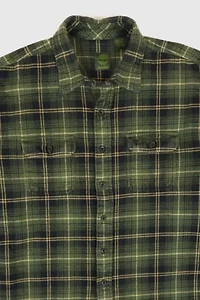 Vintage Timberland Heavyweight Plaid Button-Down Shirt