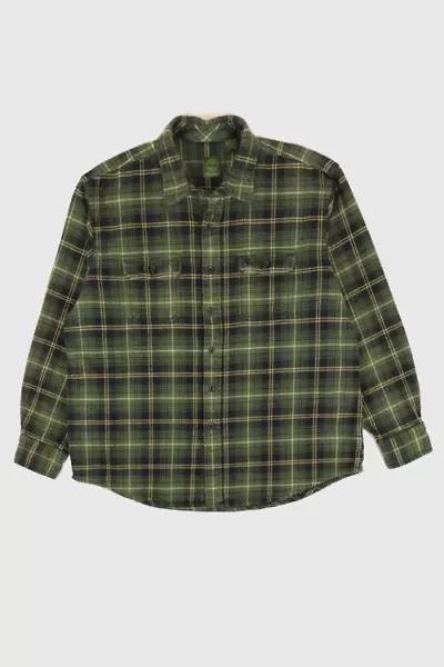 Vintage Timberland Heavyweight Plaid Button-Down Shirt