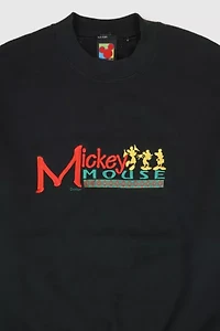 Vintage Embroidered Mickey Mouse Crewneck