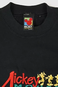 Vintage Embroidered Mickey Mouse Crewneck