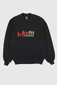Vintage Embroidered Mickey Mouse Crewneck