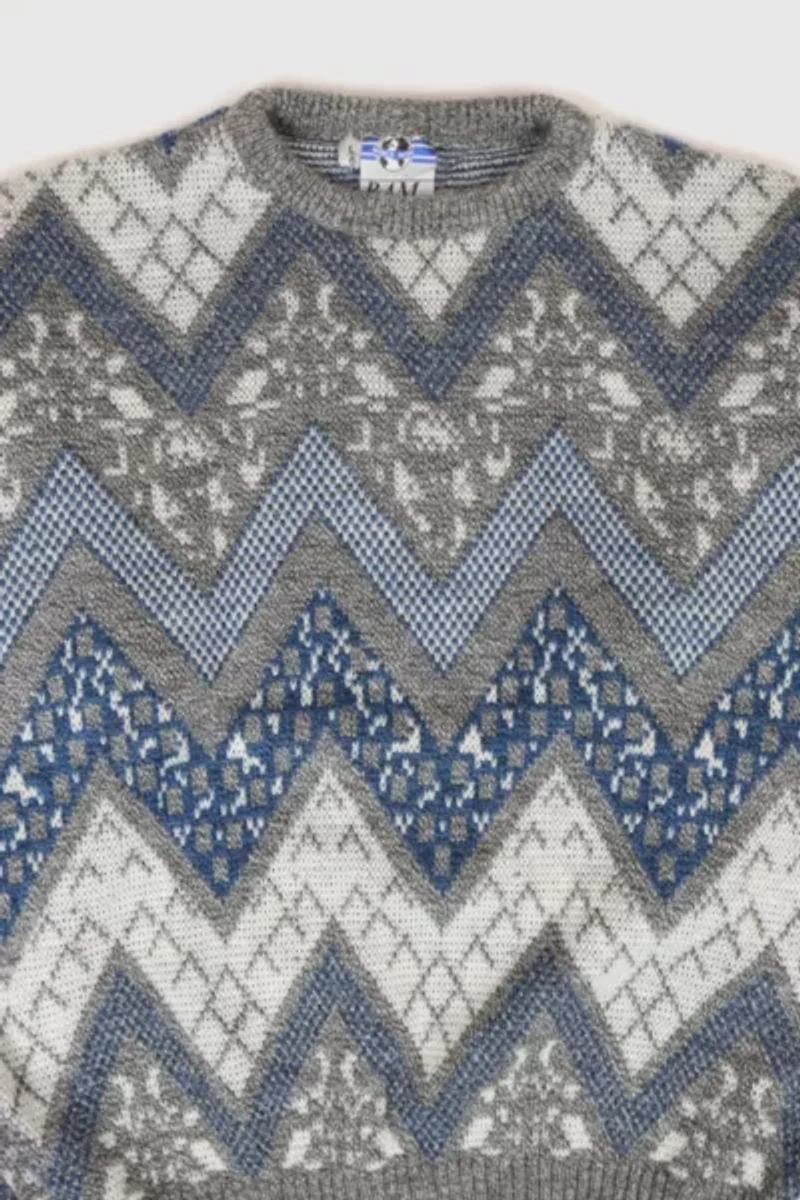 Vintage Geometric Sweater