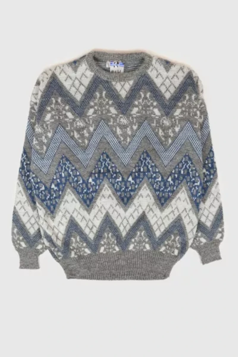 Vintage Geometric Sweater