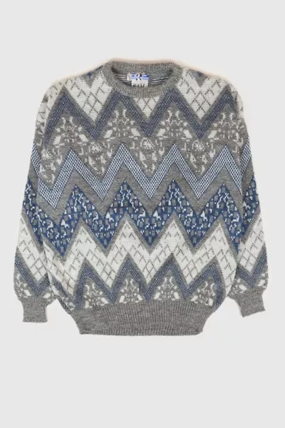 Vintage Geometric Sweater