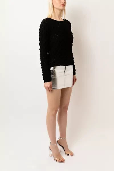 Amy Lynn Spike Fitted Long Sleeve Knitted Jumper