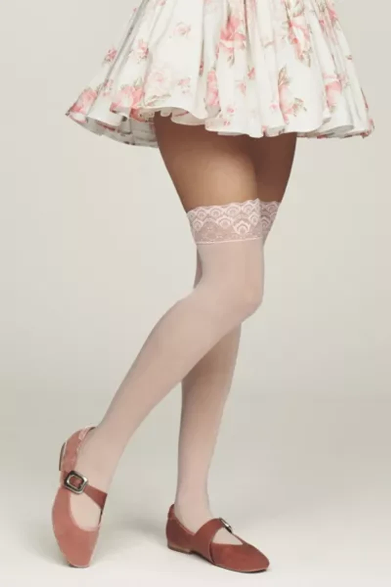 LECHERY® Lustrous Silky Shiny Over-The-Knee Socks