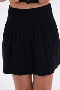 Amy Lynn Clemmie Pleated Flare Mini Skirt