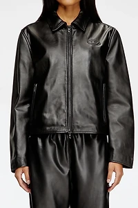 Diesel-L-Amar-Fem-S2 Leather Jacket