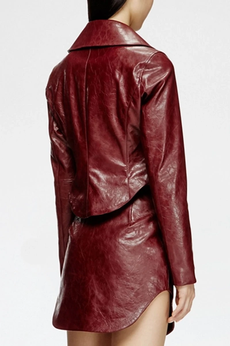 Diesel G-Ameck Faux Leather Jacket