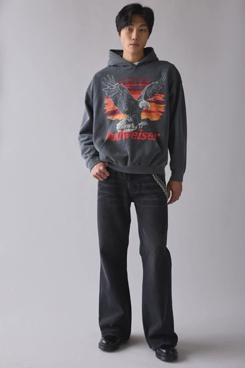 Budweiser Eagle Graphic Hoodie Sweatshirt