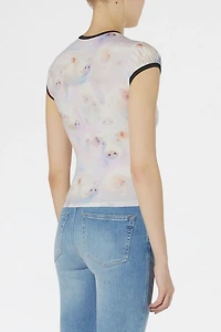 Diesel T-Unkyp Graphic Ringer Tee