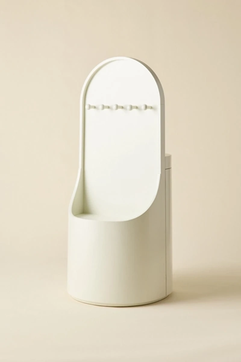 Maura Arch Mirror Storage Vanity