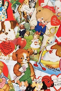 Laughing Elephant Retro Valentine’s Day Card Set