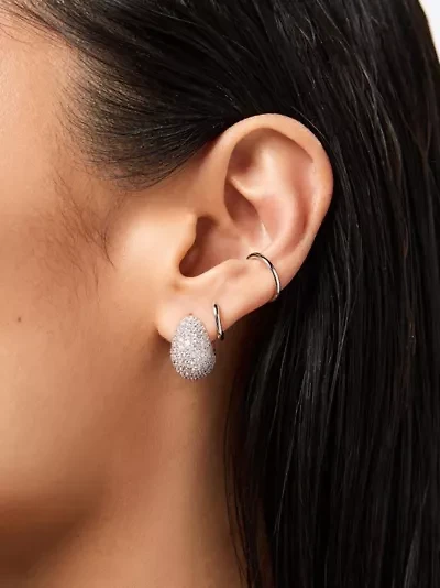 Ana Luisa Adler Silver Earrings