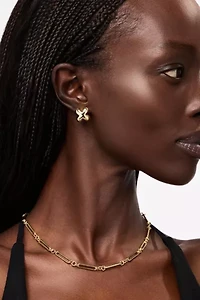Ana Luisa Cassia Gold Stud Earrings