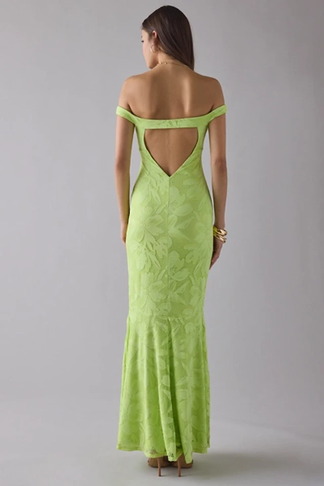 AFRM Morgan Lace Off-The-Shoulder Maxi Dress at Mall of America in Bloomington, MN AFRM Morgan Lace Off-The-Shoulder Maxi Dress at Mall of America in Bloomington, MN