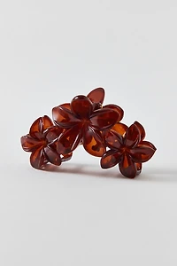 Triple Aria Flower Claw Clip