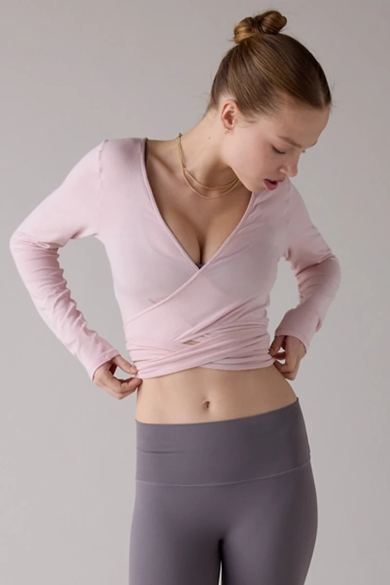 Marby The Everyday Wrap Long Sleeve Top