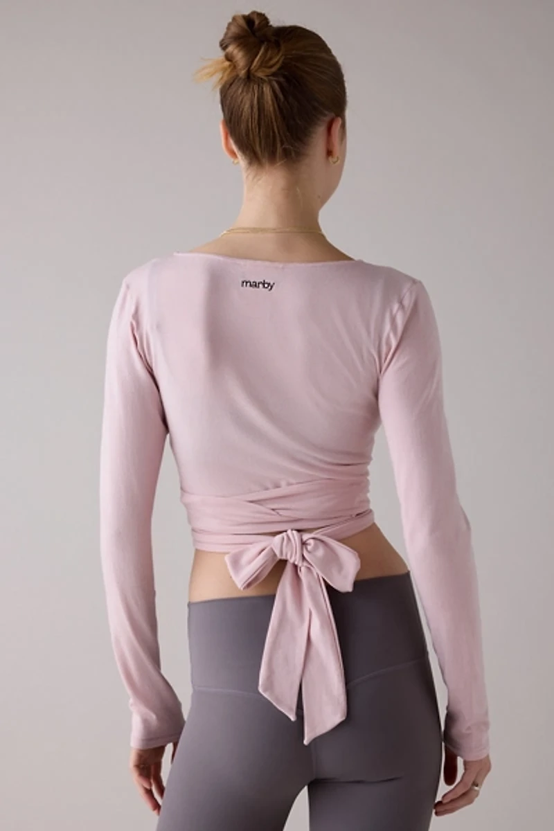 Marby The Everyday Wrap Long Sleeve Top