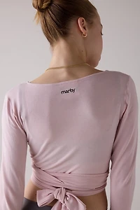 Marby The Everyday Wrap Long Sleeve Top