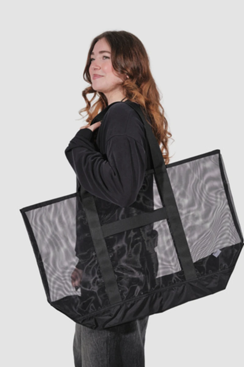BABOON TO THE MOON Mesh Tote