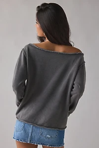 Out From Under Spring Breaker Slouch Off-The-Shoulder Pullover