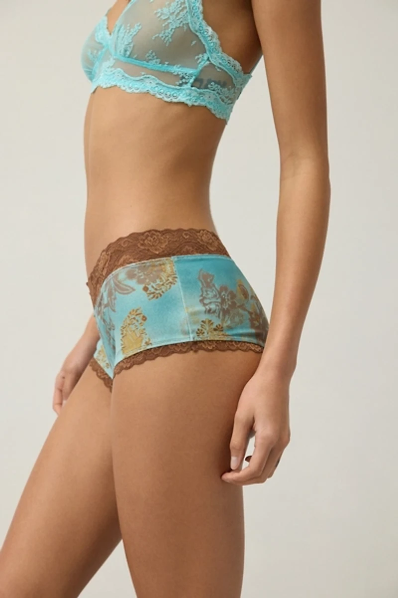 Out From Under Afterglow Lace Trim Boyshort Underwear