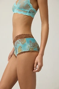 Out From Under Afterglow Lace Trim Boyshort Underwear