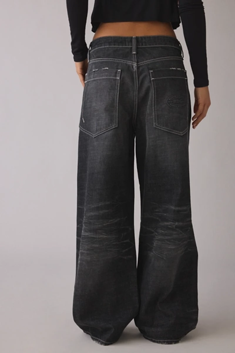 BDG Jaya Wash Effect Baggy Boyfriend Jean