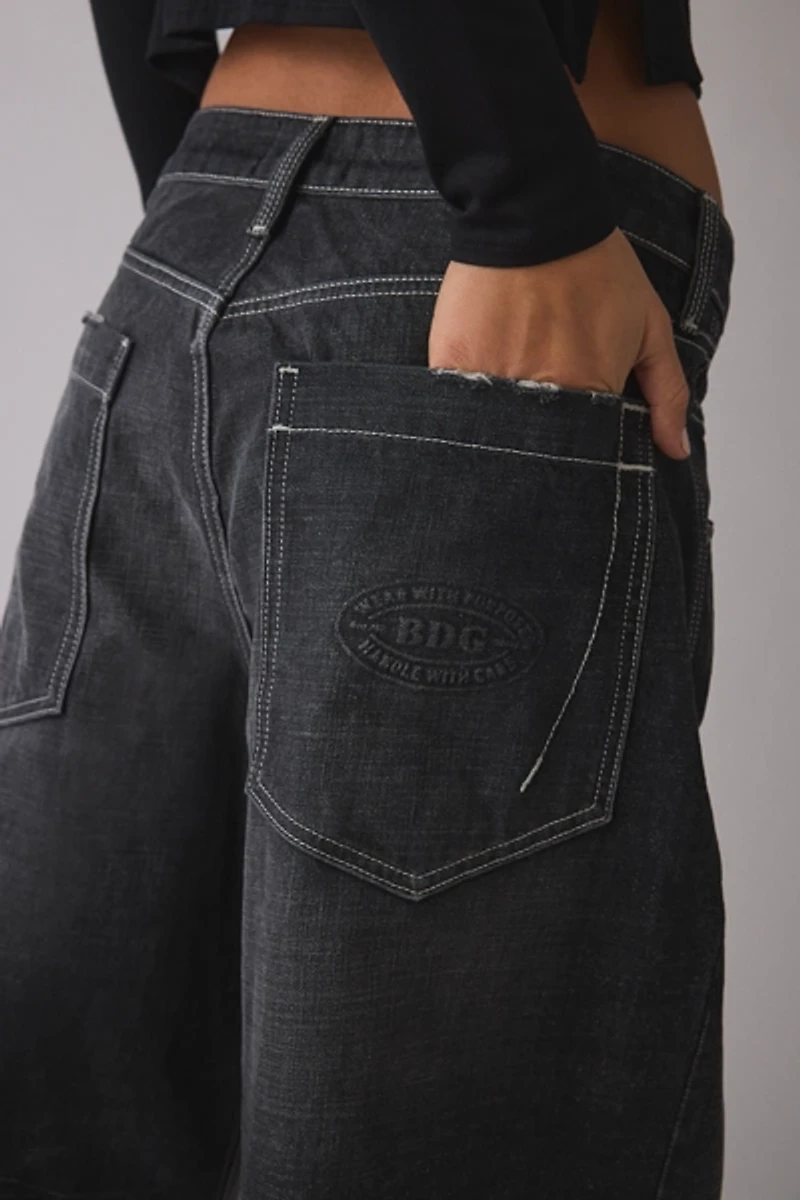 BDG Jaya Wash Effect Baggy Boyfriend Jean