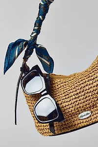 Kimchi Blue Lucia Raffia Shoulder Bag